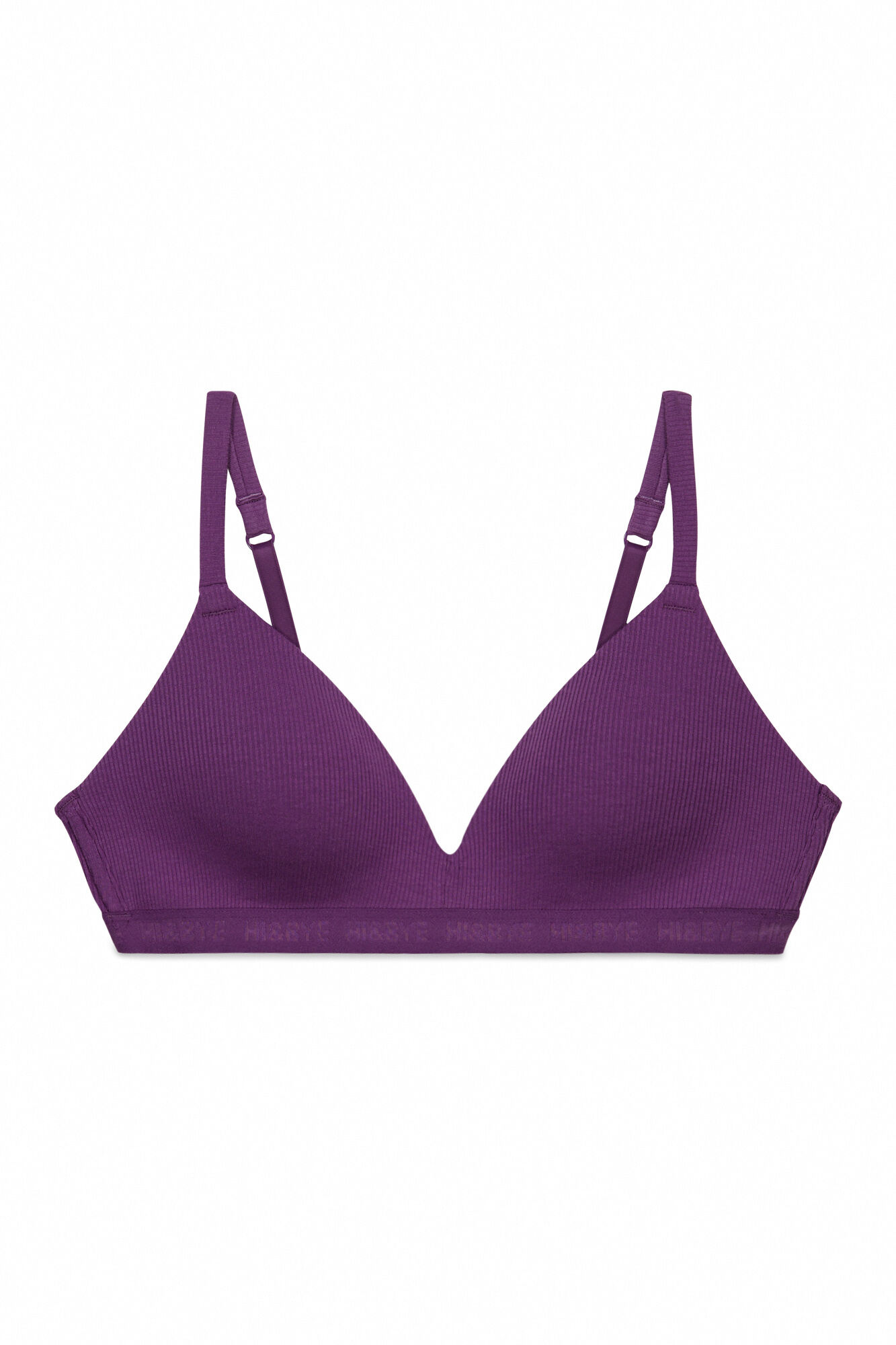 HI&BYE Brasier triangular relleno morado morado/lila