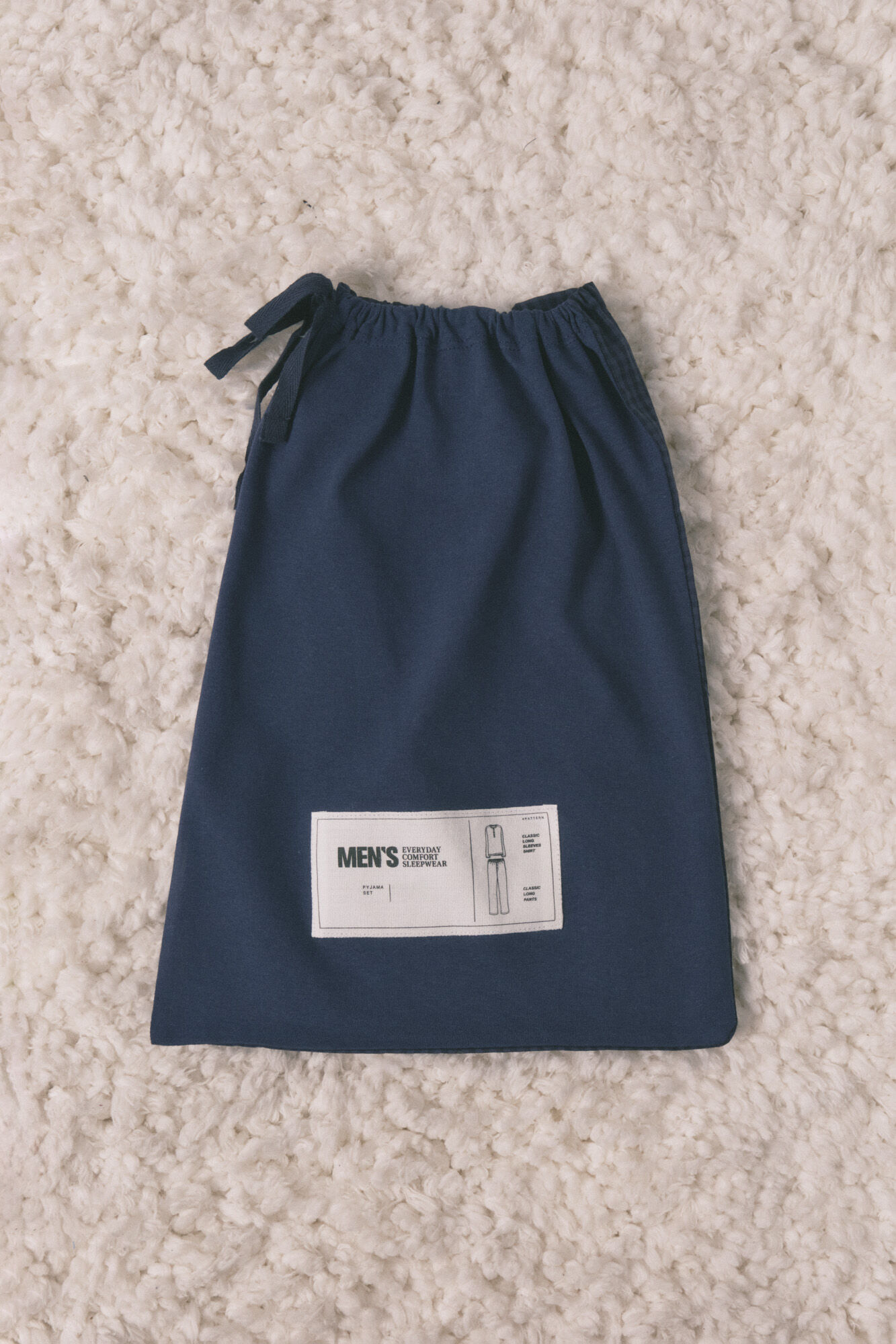 Women'secret Pijama larga de hombre, 100% algod&oacute;n, cuadros azules azul