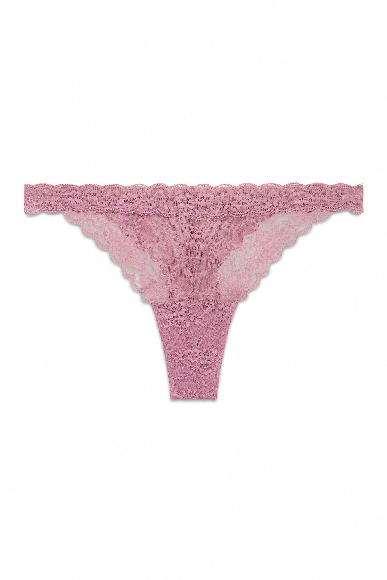 Women'secret Encaje de tanga rosa rosa