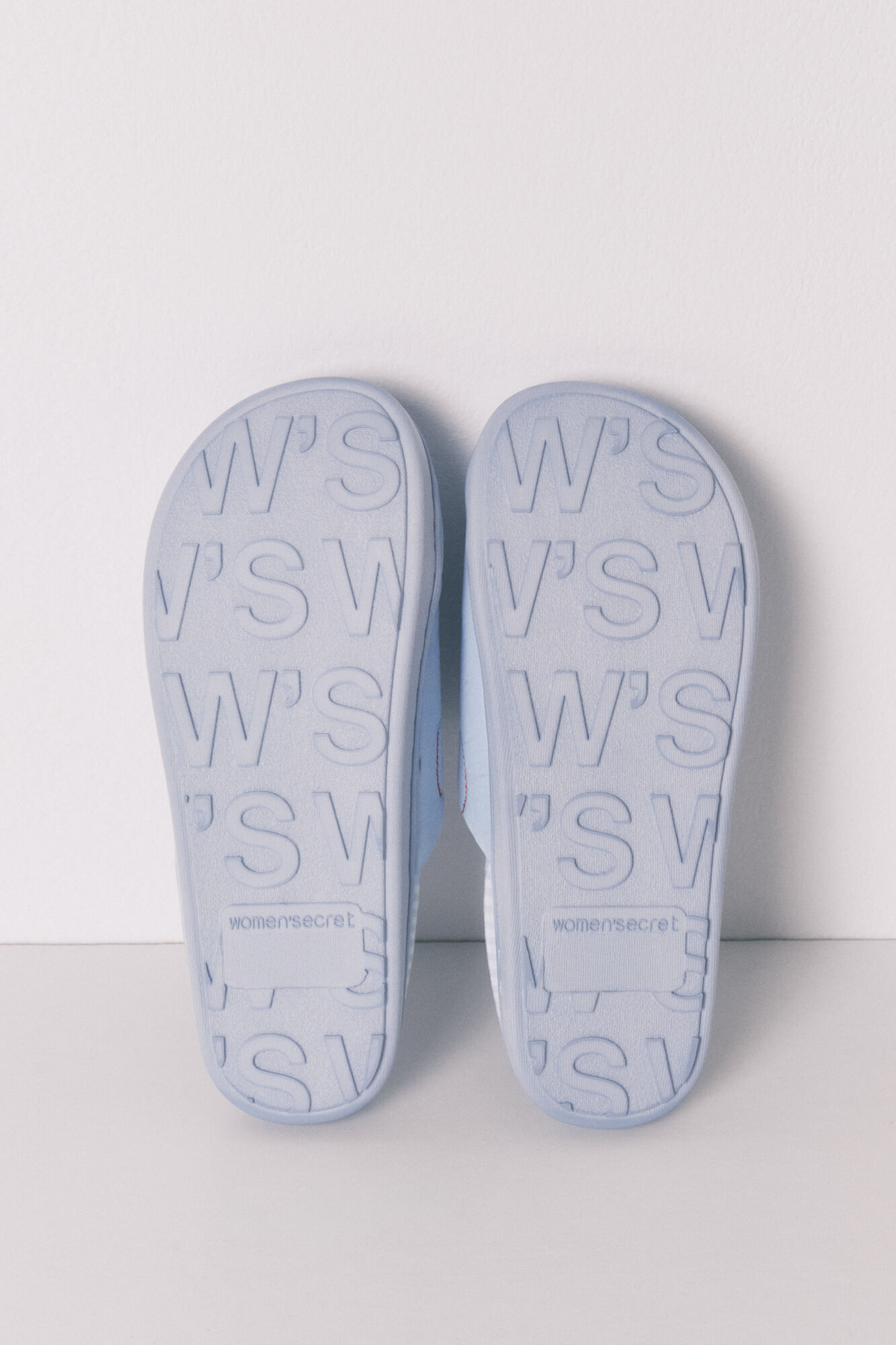 Women'secret Pantuflas de cerezas azules azul