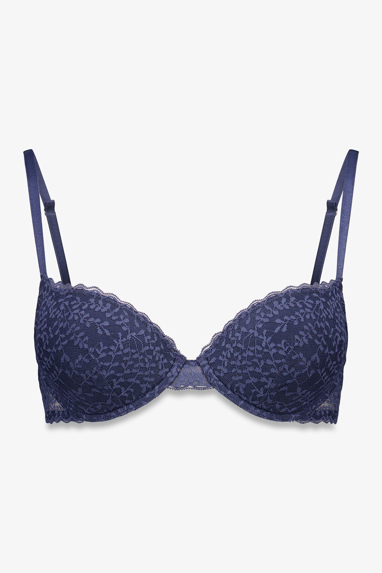 Women'secret BEAUTIFUL brasier relleno con encaje azul azul