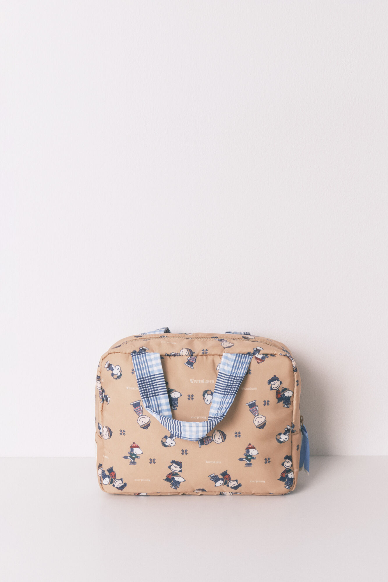 Women'secret Neceser grande de Snoopy con neceser  caf&eacute;
