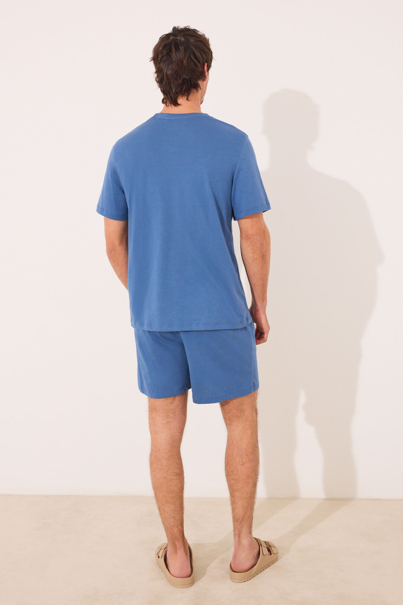 Women'secret Pijama corta hombre 100% algod&oacute;n Scooby Doo azul