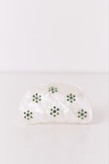 Women'secret Pinza para el cabello con strass marfil