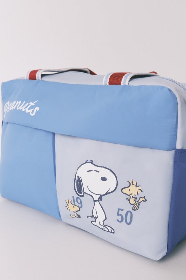 Women'secret Neceser grande con estampado de Snoopy azul estampado