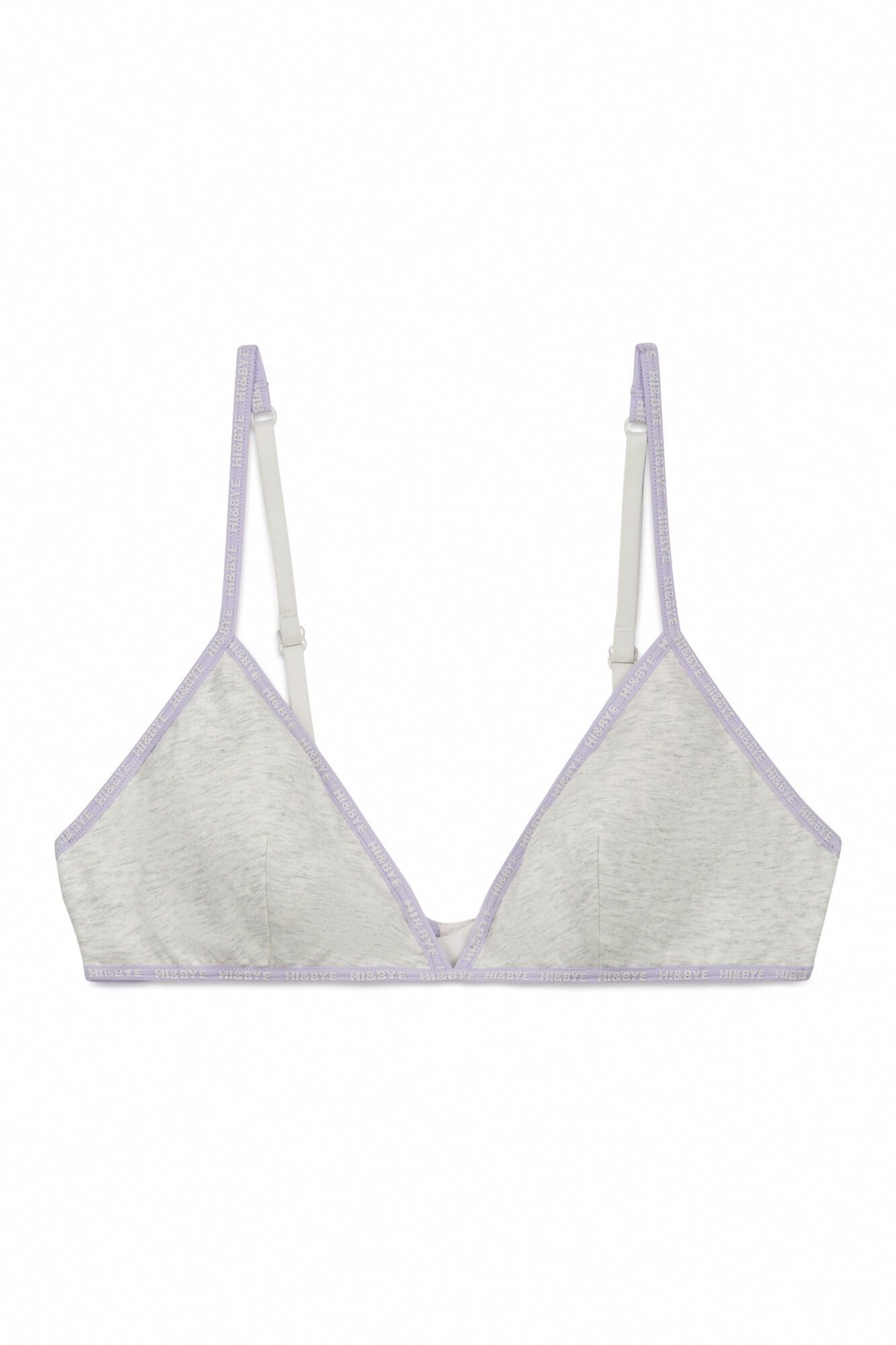 HI&BYE Brasier triangular gris gris