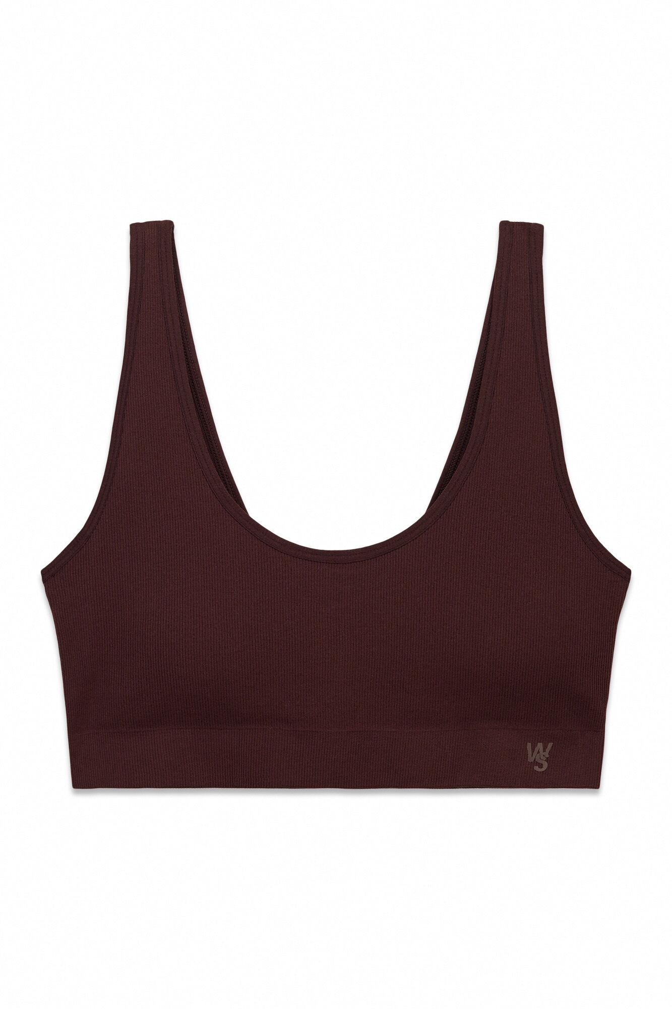 Women'secret Top liso sin costuras vino p&uacute;rpura