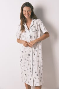 Women'secret Camisón de Snoopy 100% algodón