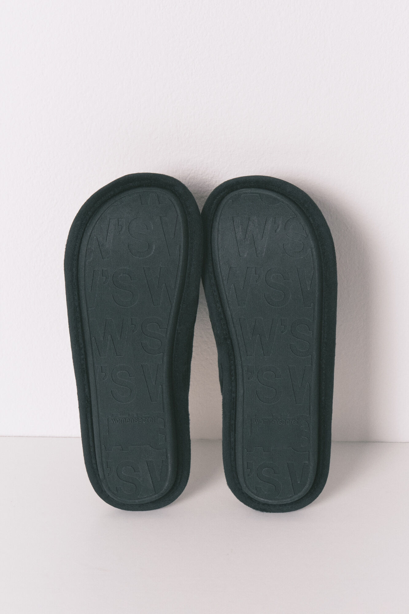 Women'secret Pantuflas para casa con estampado 3D de calavera mexicana negro