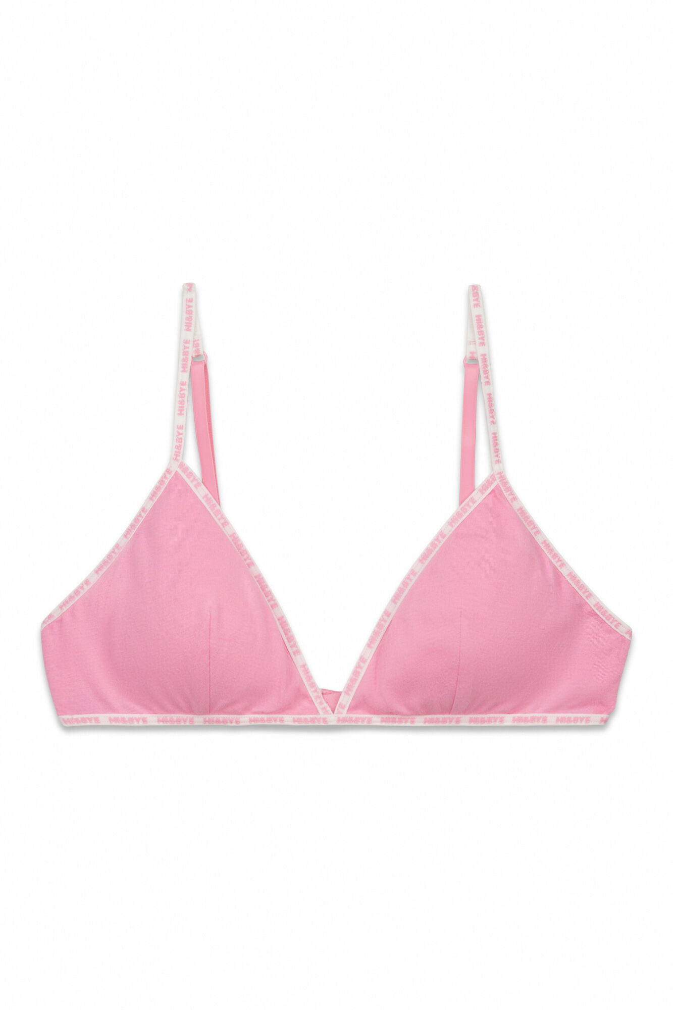 HI&BYE Brasier triangular rosa rosa