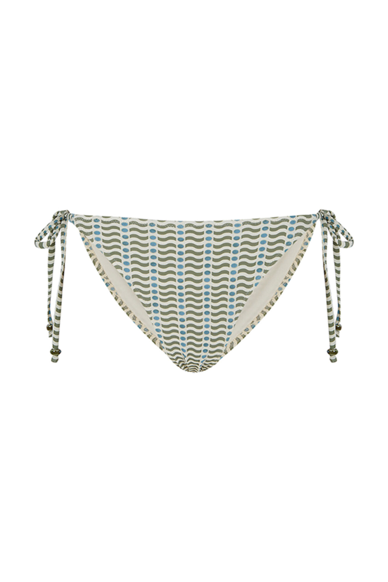 Women'secret Panty de bikini con estampado geom&eacute;trico cl&aacute;sica estampado