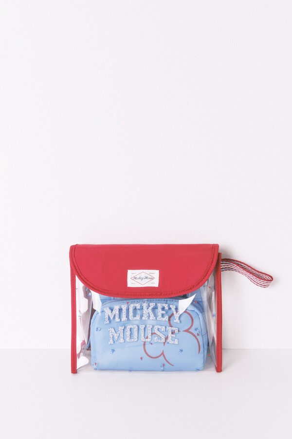 Women'secret Pack de 3 neceseres rojos de Mickey rojo