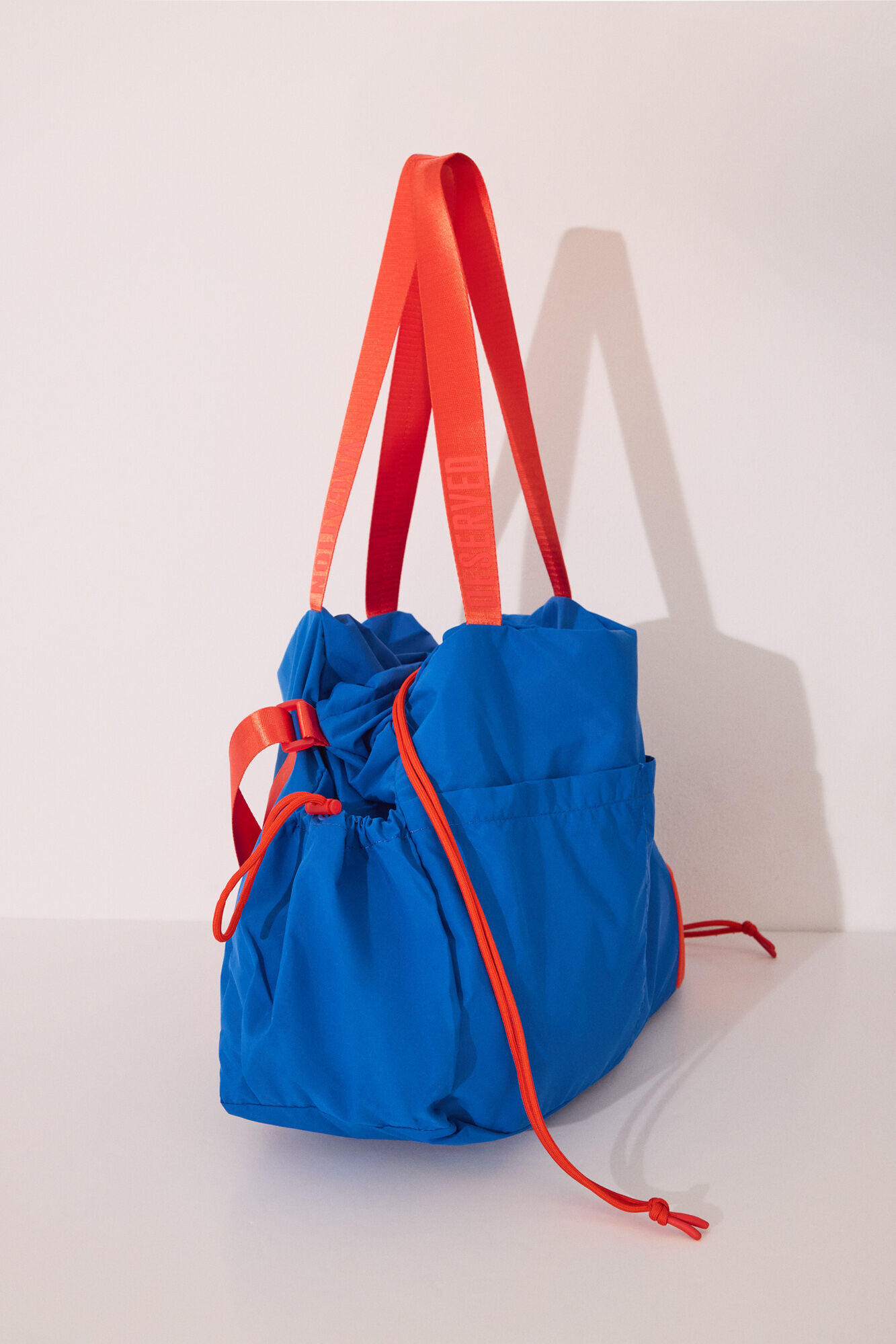 Women'secret Bolsa multiusos de nailon azul, bolsa  azul