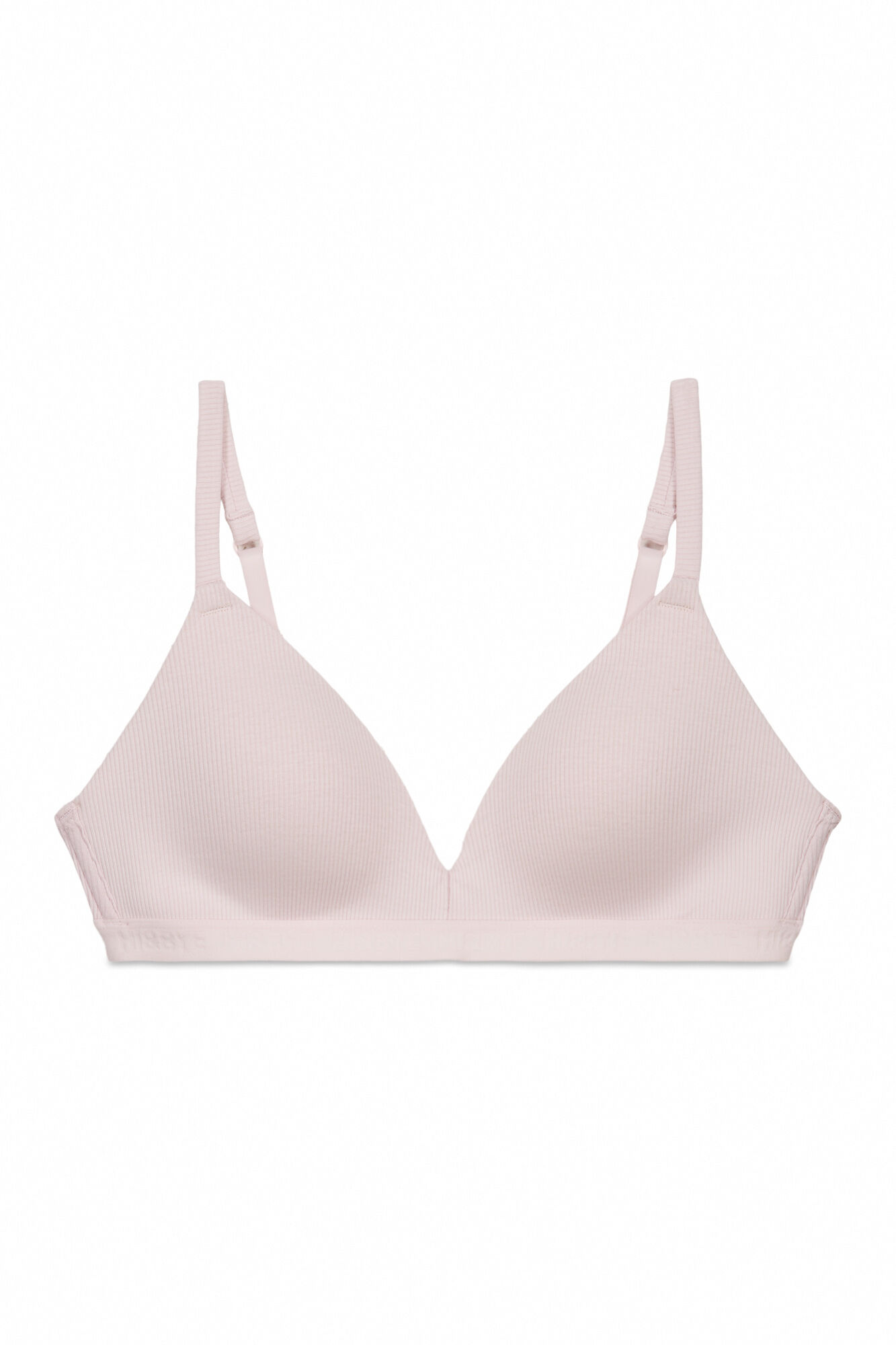 HI&BYE Brasier triangular relleno rosa rosa