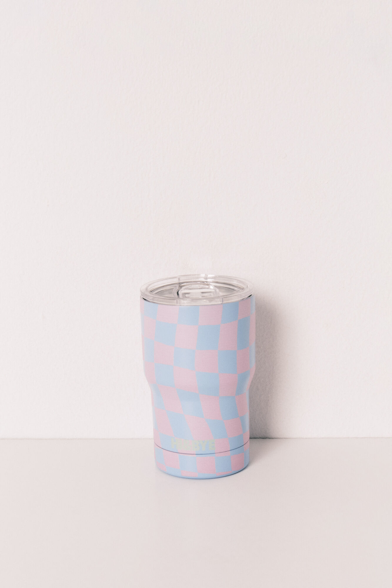 HI&BYE Termo con logo azul azul