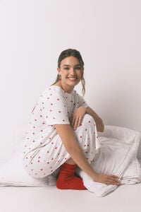 Women'secret Camis&oacute;n estampado Mickey Cherry