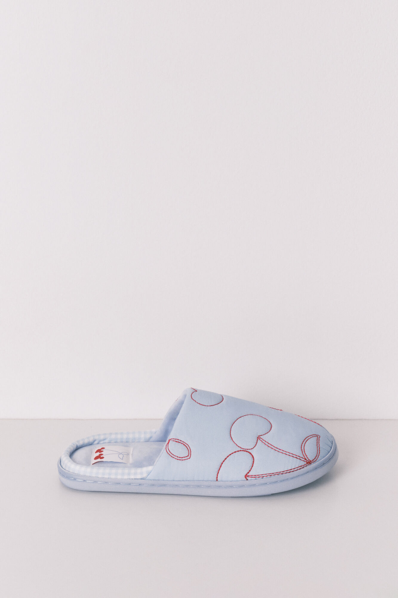 Women'secret Pantuflas de cerezas azules azul