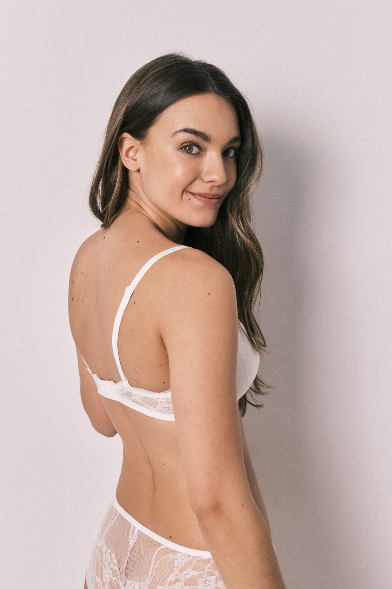 Women'secret Brasier push up de encaje blanco GORGEOUS marfil