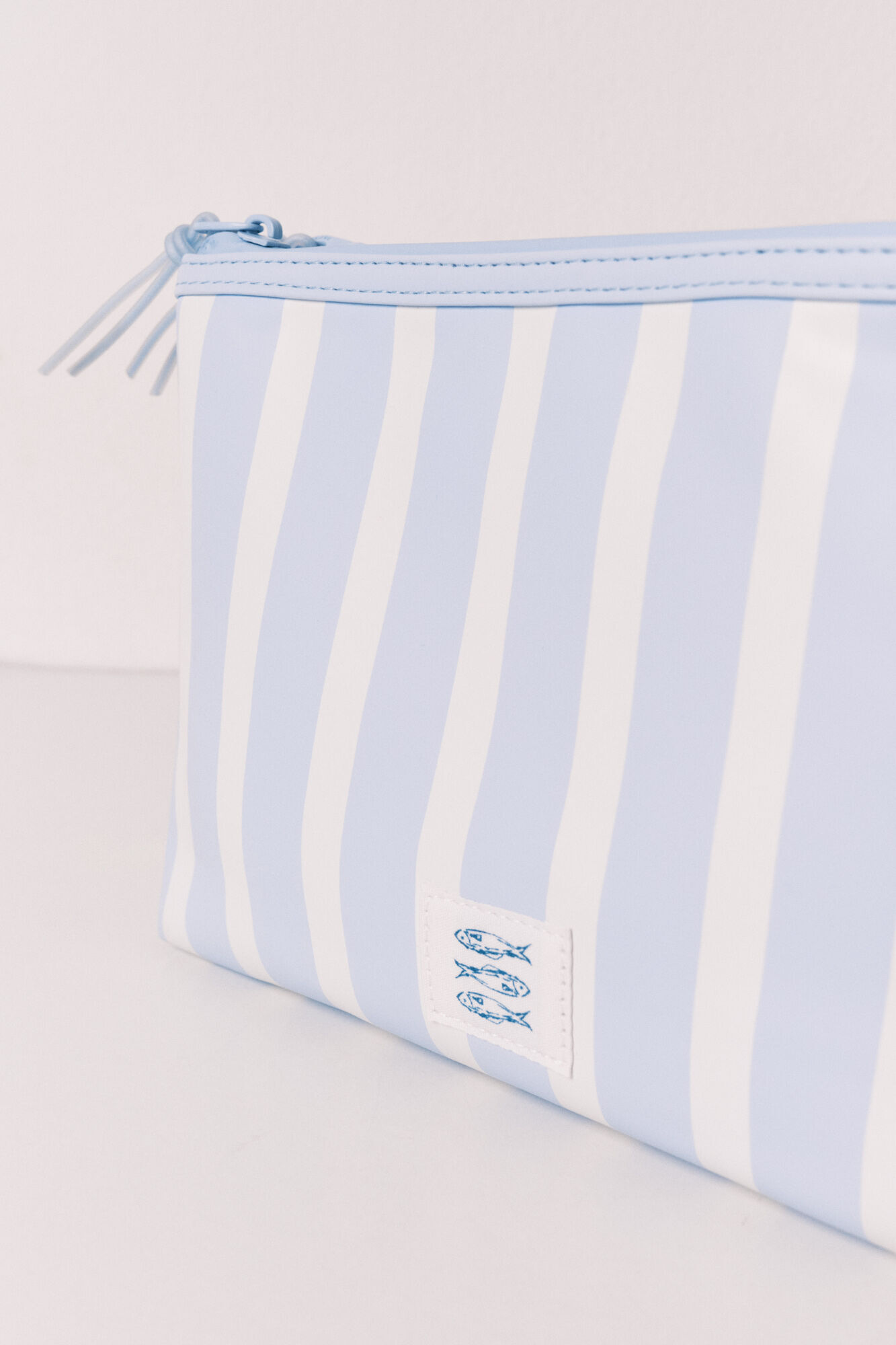 Women'secret Neceser mediano de rayas azul