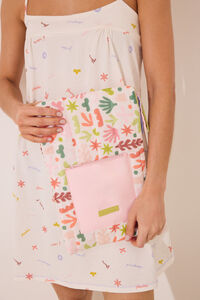 Womensecret Funda para ordenador con relleno con hojas multicolor estampado