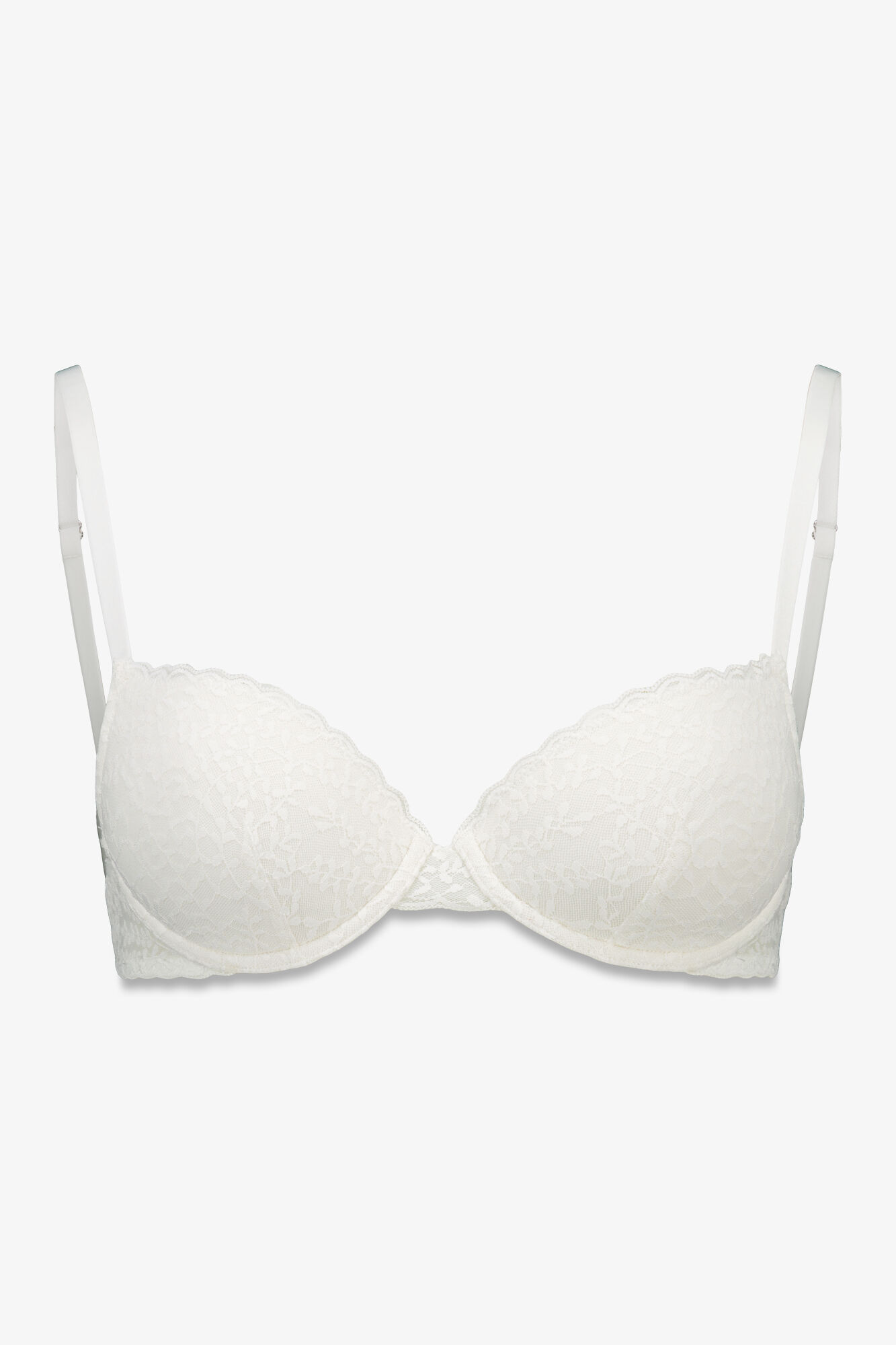 Women'secret BEAUTIFUL brasier relleno con encaje blanco blanco