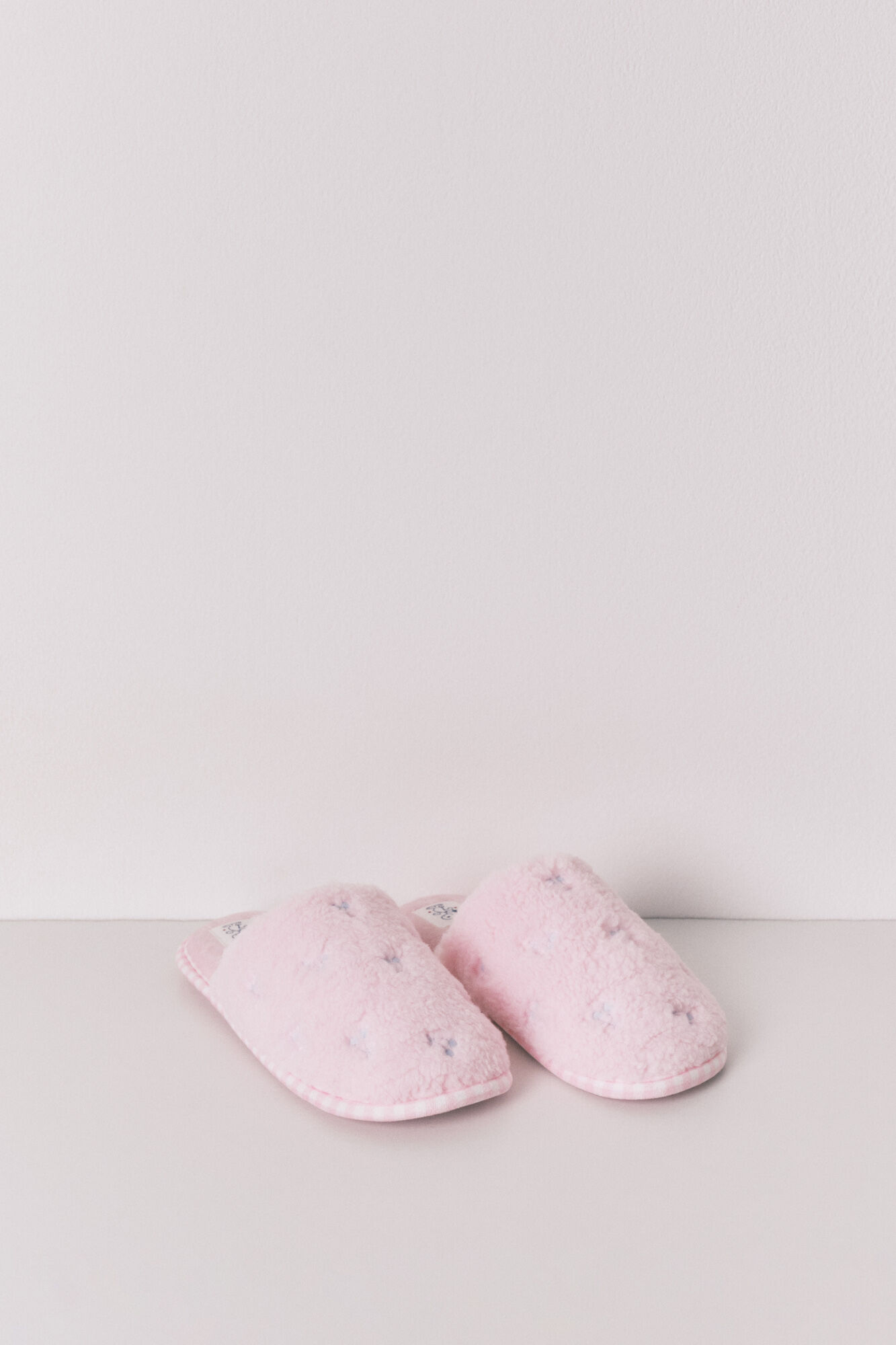 Women'secret Pantuflas Snoopy de borreguito rosa