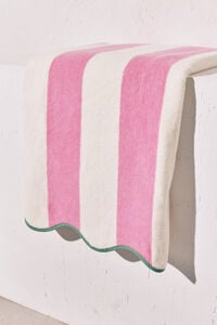 Women'secret Toalla estampado de rayas de 100% algod&oacute;n