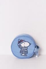 Women'secret Pequeño neceser redondo de Snoopy azul