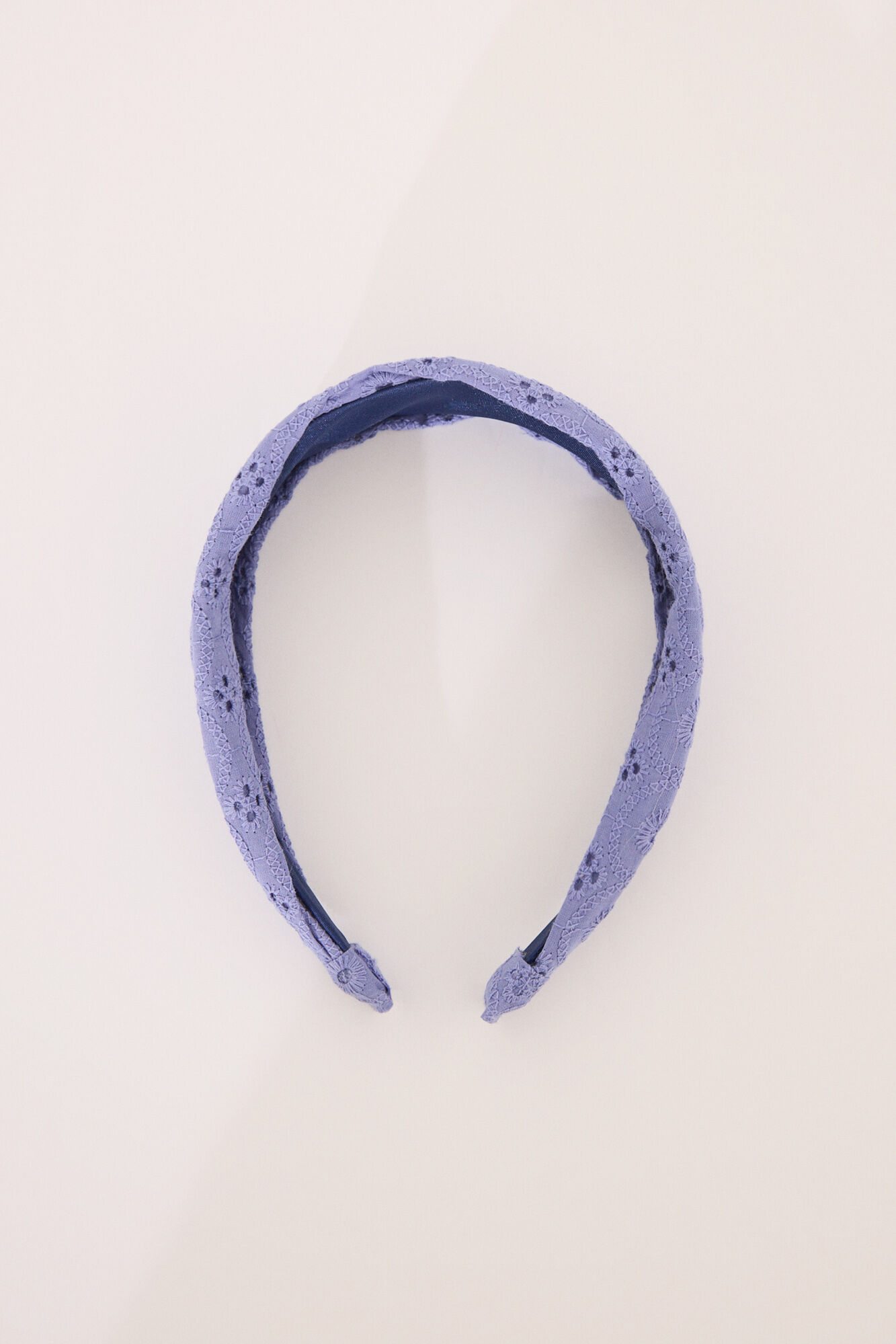 Women'secret Diadema bordado en azul y blanco azul