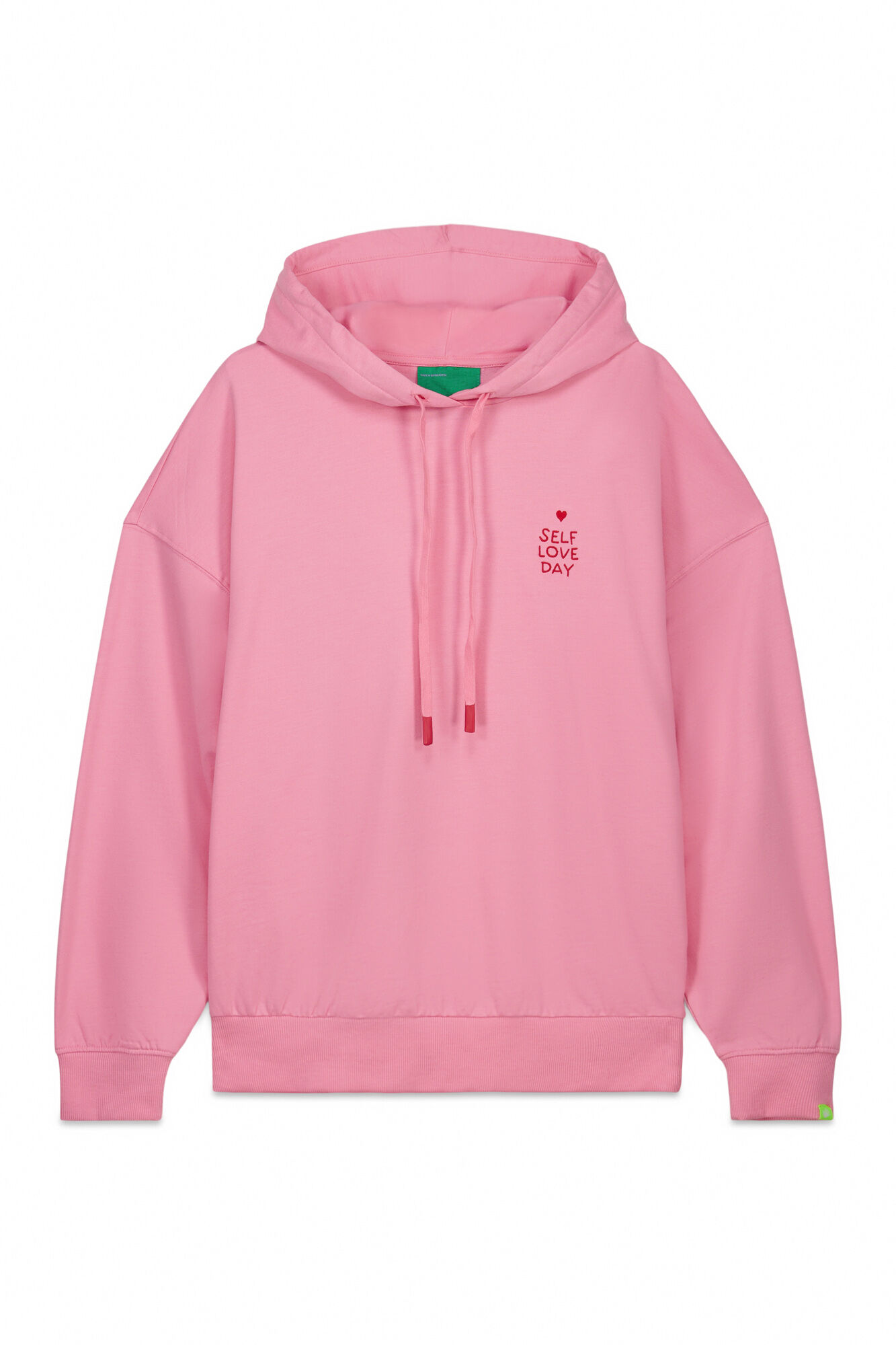 HI&BYE Sudadera con capucha de felpa de algod&oacute;n rosa rosa