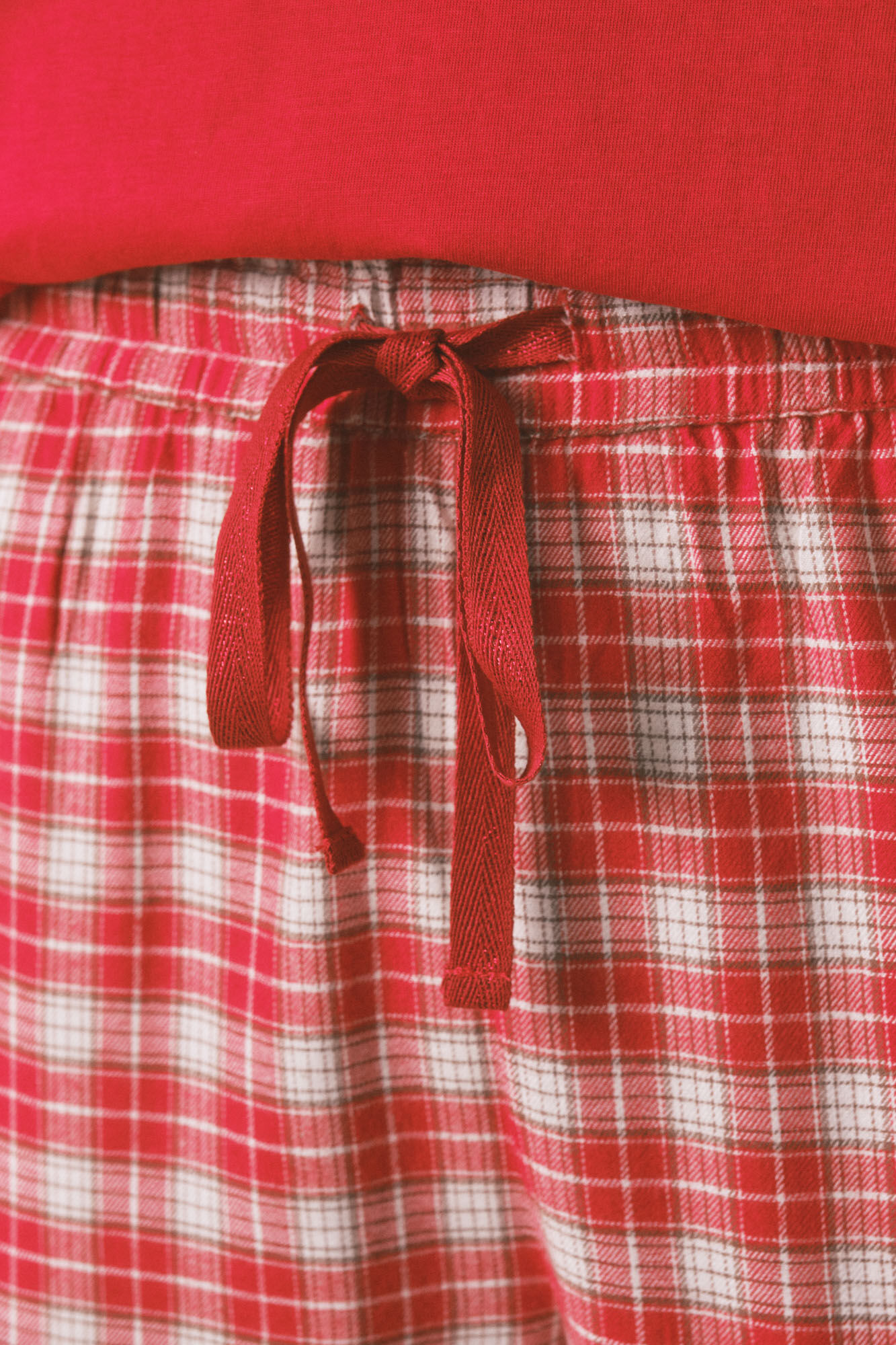 Women'secret Pijama larga 100% algod&oacute;n con estampado de cuadros de Snoopy