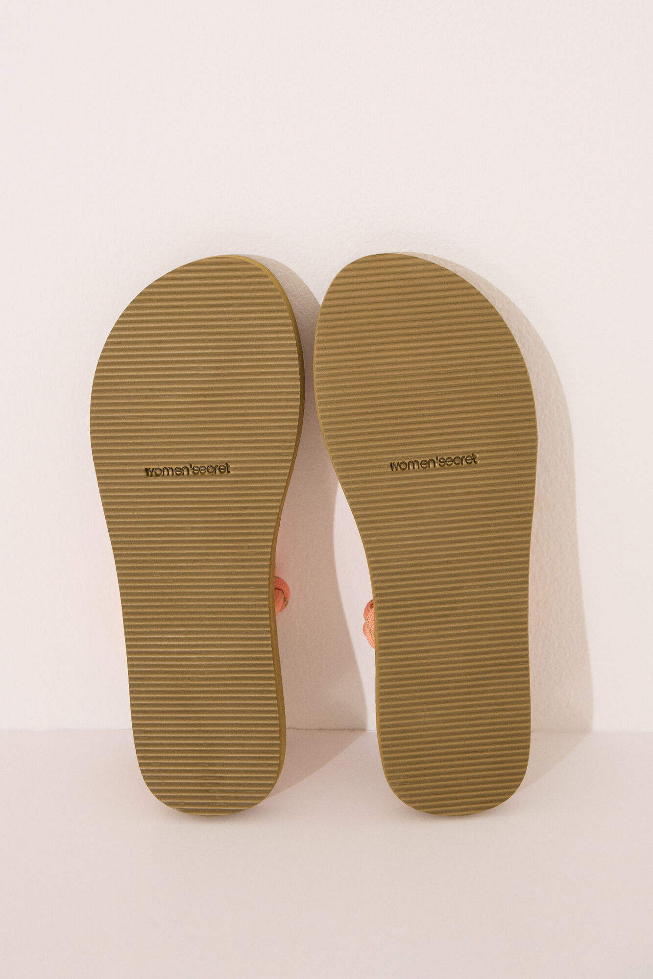 Women'secret Chanclas de cuerda de Lilo & Stitch kaki