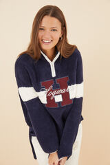 Womensecret Sudadera Harry Potter borreguito azul marino azul