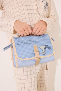 Womensecret Neceser mediano de Snoopy en color azul beige