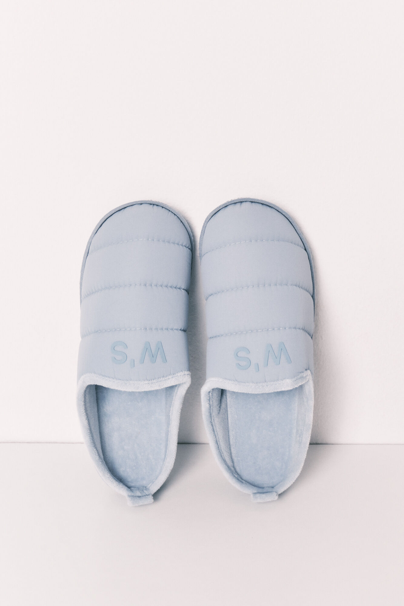 Women'secret Pantuflas acolchadas azul azul