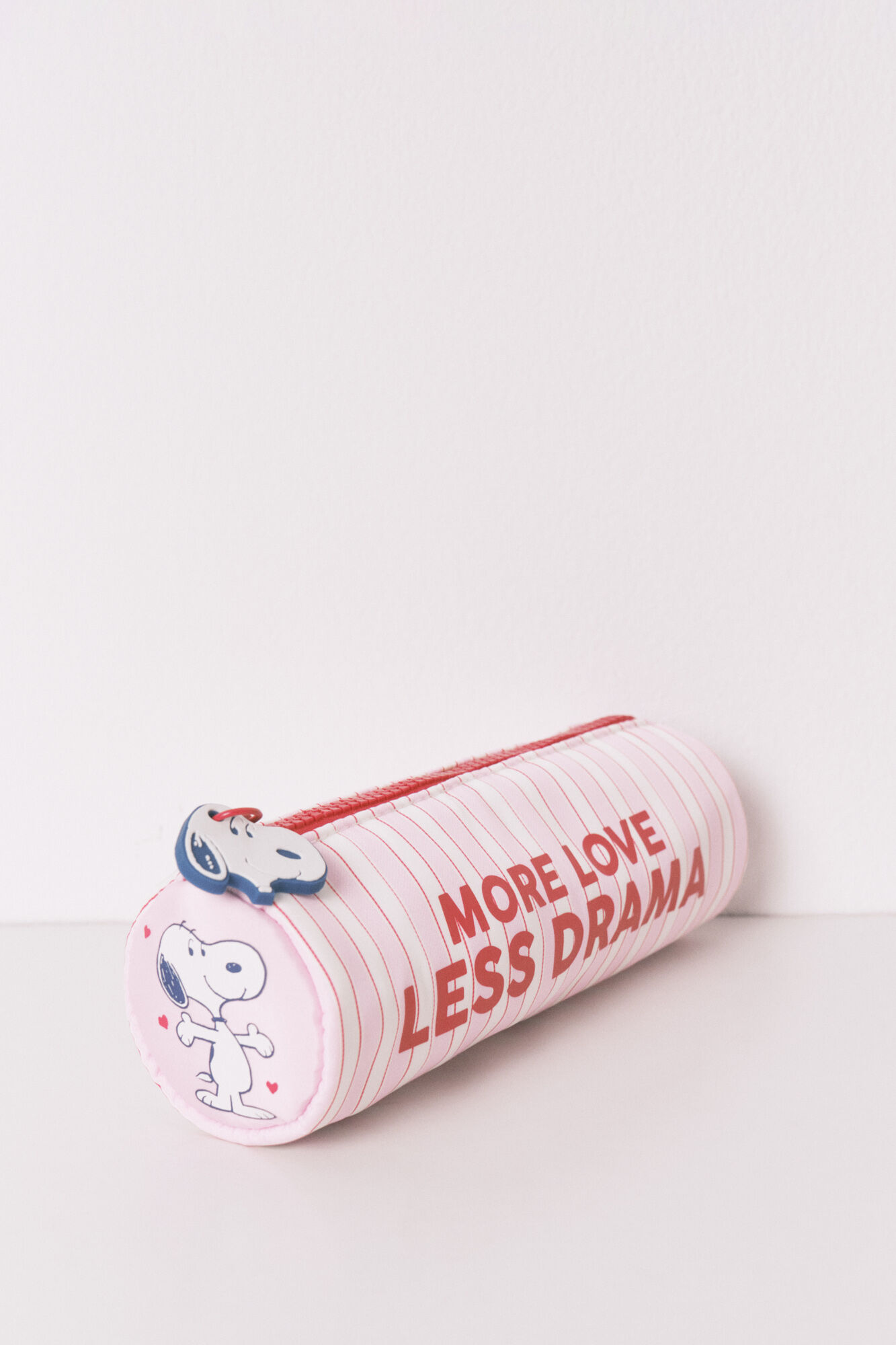 Women'secret Neceser peque&ntilde;o acolchado rosa Snoopy estampado