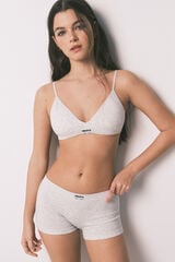 HI&BYE Panty b&oacute;xer sin costuras gris gris