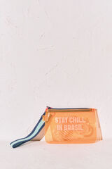 Women'secret Bolsa con cierre naranja naranja