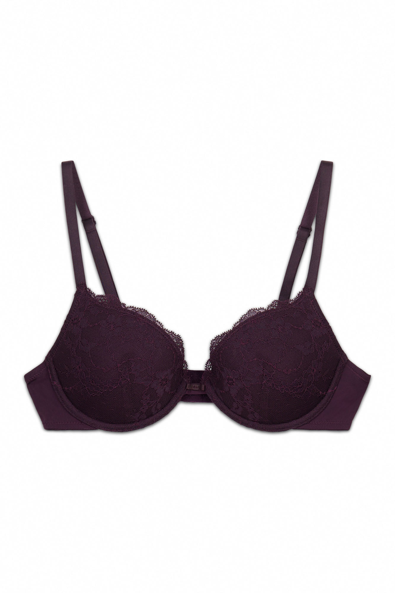 Women'secret Brasier cl&aacute;sico relleno de encaje morado BEAUTIFUL morado/lila