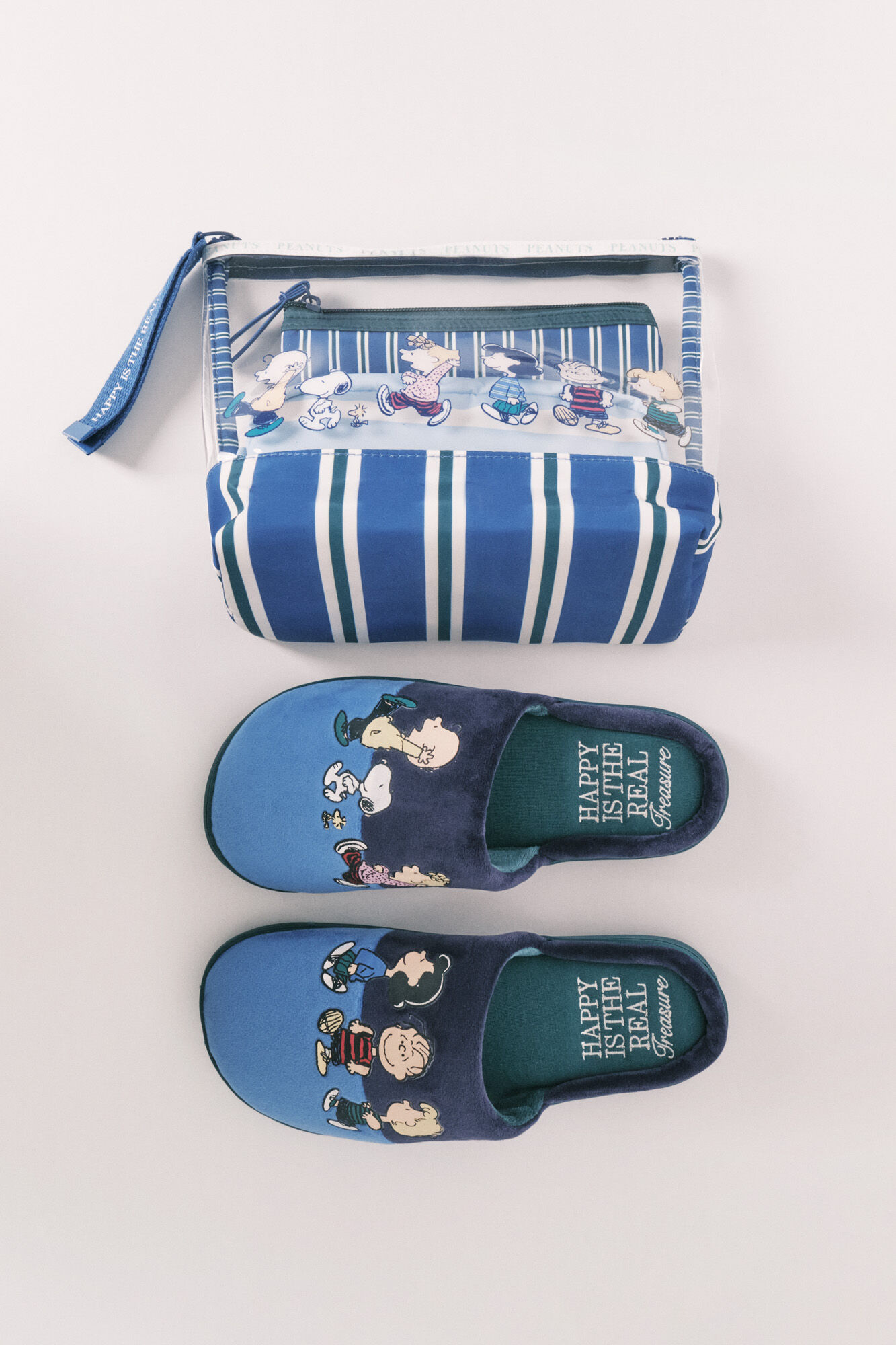 Women'secret Pack 3 neceseres Snoopy a rayas estampado