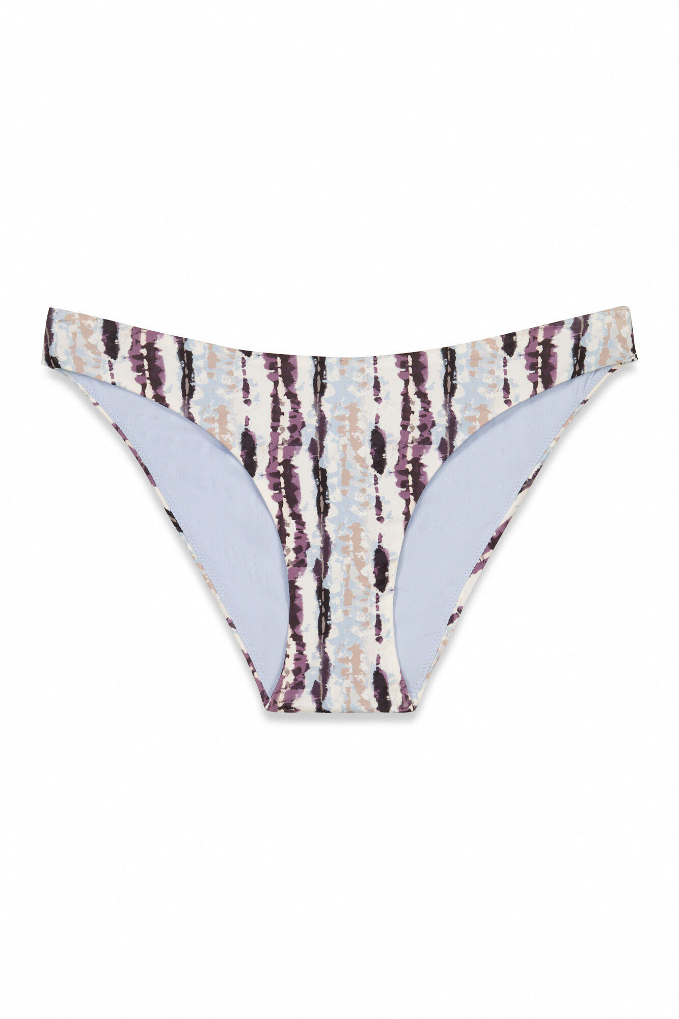 Women'secret Panty de bikini cl&aacute;sica estampado Tie Dye marr&oacute;n estampado