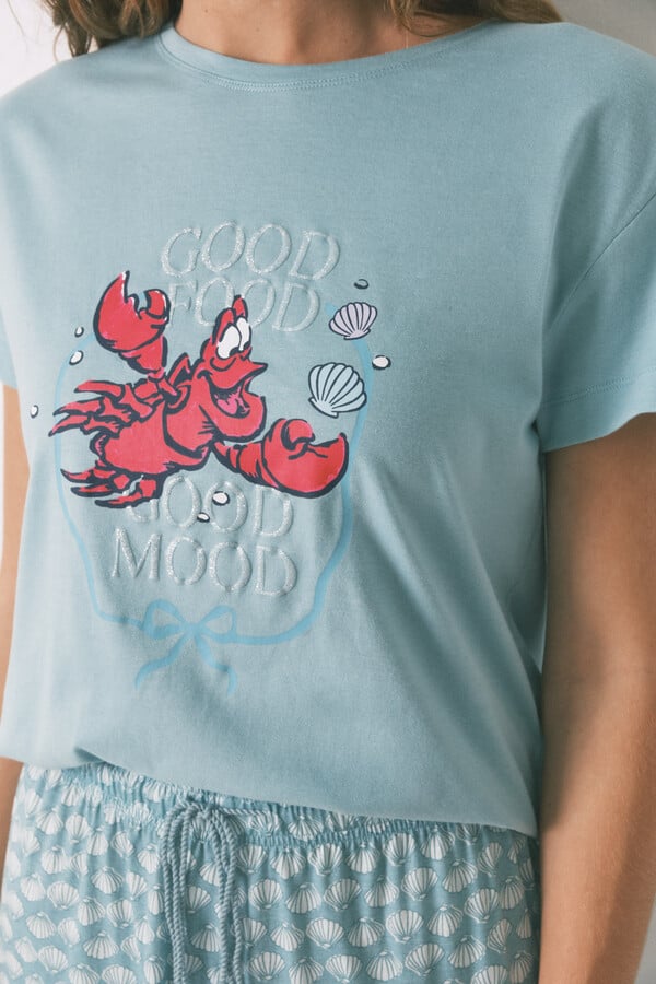 Women'secret Pijama capri 100% algodón Sebastian Green verde