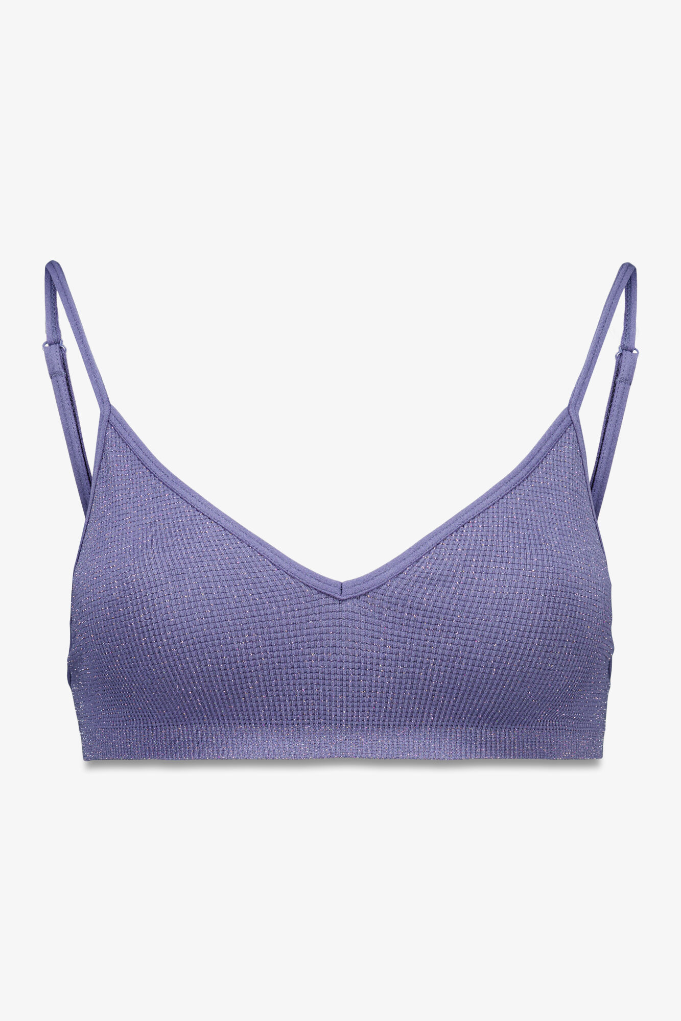 Women'secret Top de canal&eacute; de l&uacute;rex lila sin costuras morado/lila