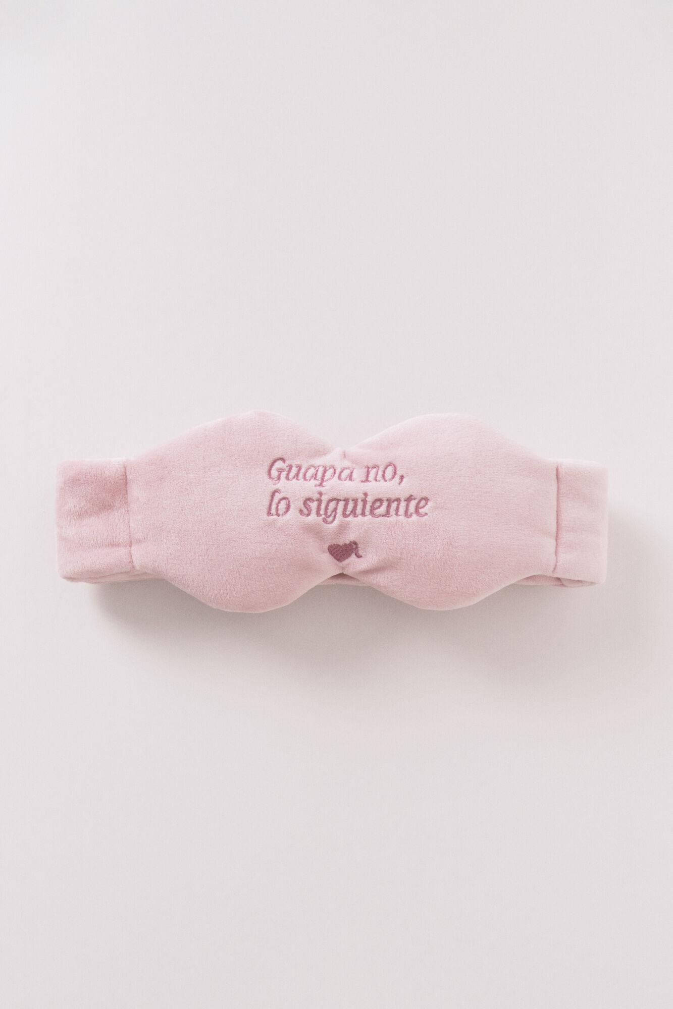 Women'secret Antifaz para dormir de velour rosa