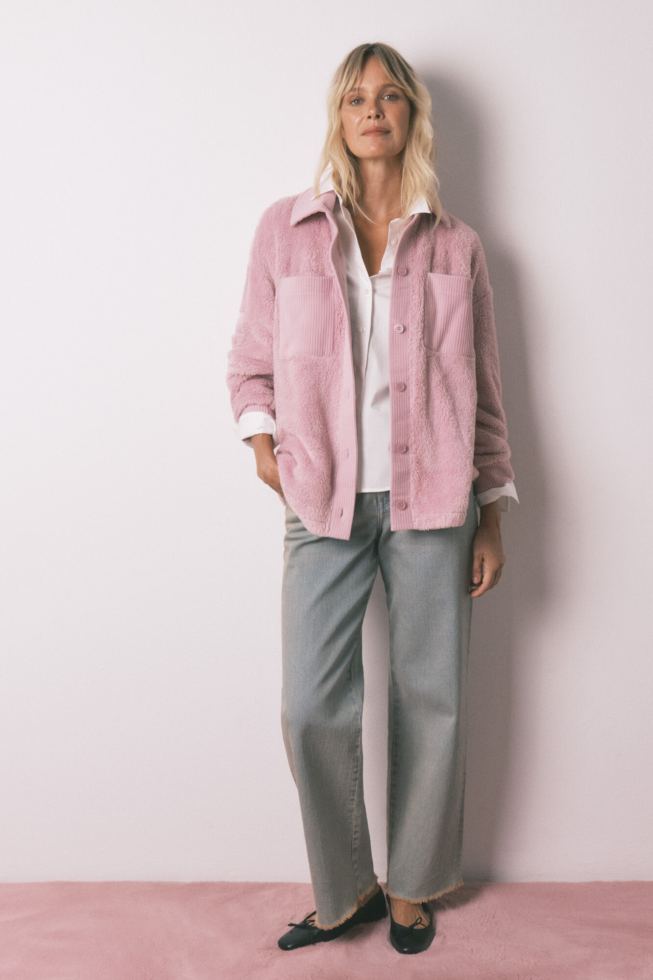 Women'secret Bata rosa esponjosa rosa