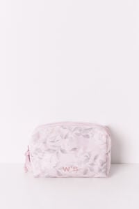 Women'secret Neceser con estampado de flores rosa mediano