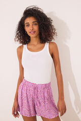 Womensecret Pantalón de viscosa con estampado boho estampado