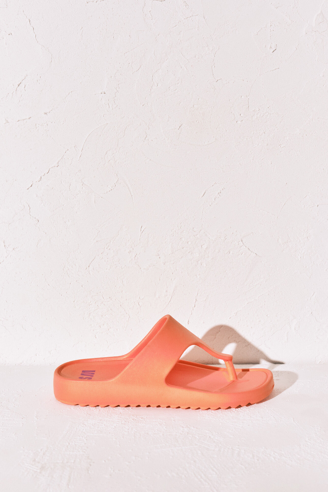 Women'secret Chanclas de goma eva naranja naranja