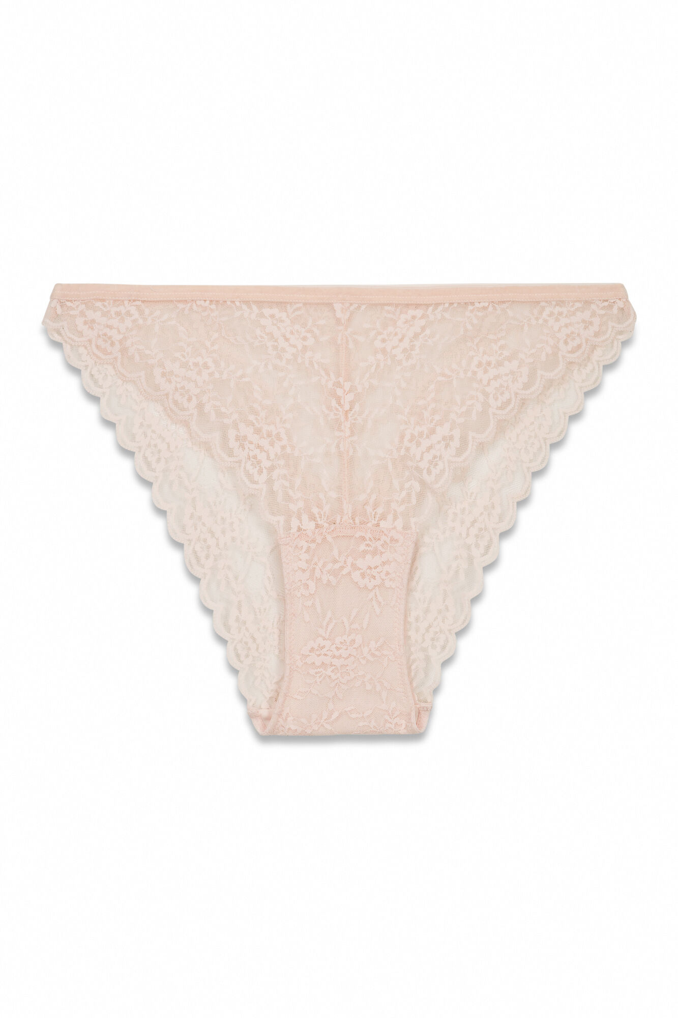 Women'secret Panty cl&aacute;sica de encaje rosa rosa