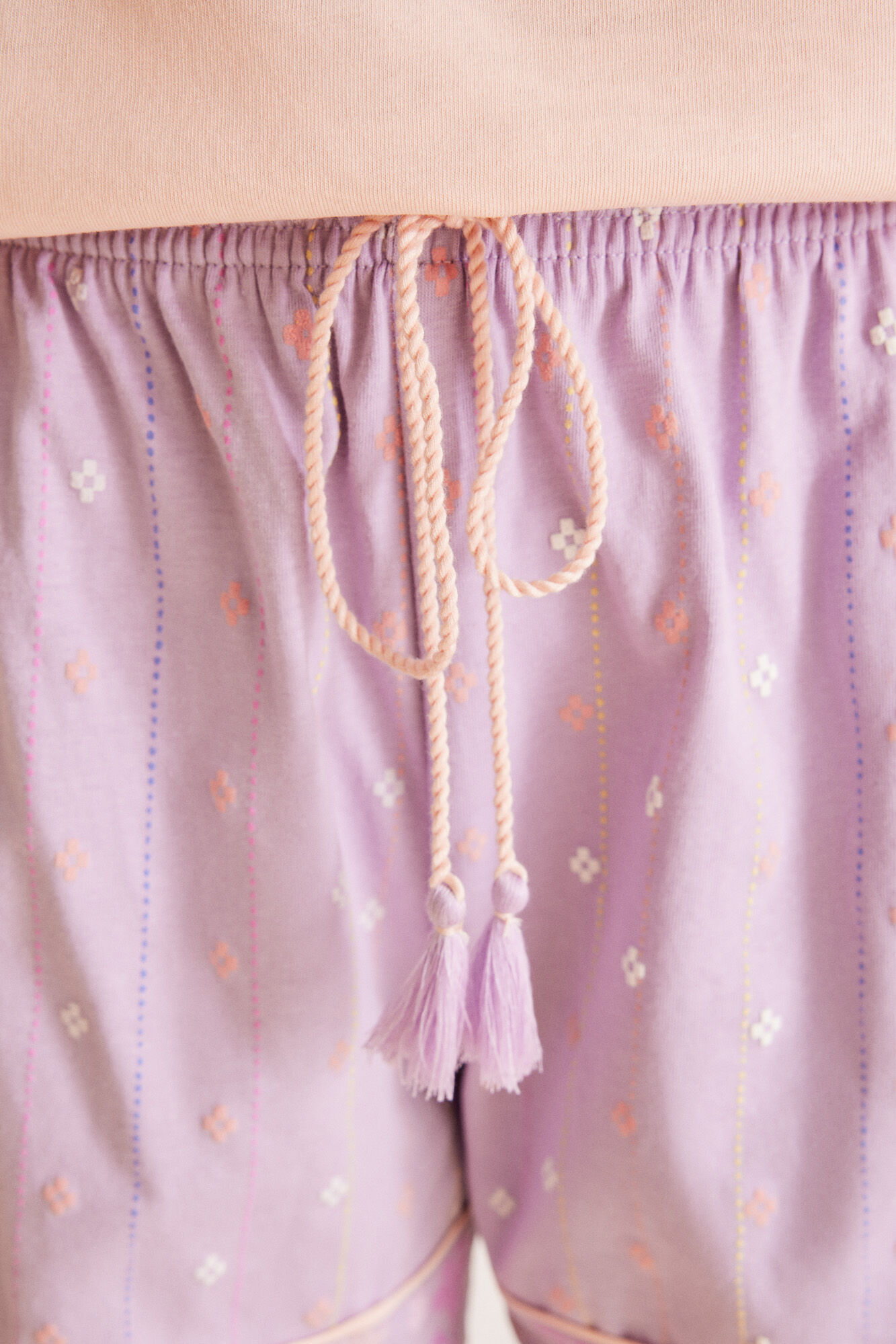 Women'secret Pijama 100% algod&oacute;n naranja &eacute;tnico naranja